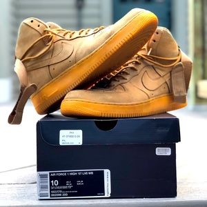 Nike Air Force 1 High Wheat Flax 2018 Size 10 OG